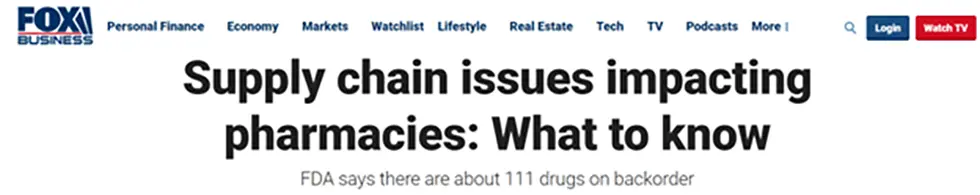 Supply chain issues impacting pharmacies: What to know